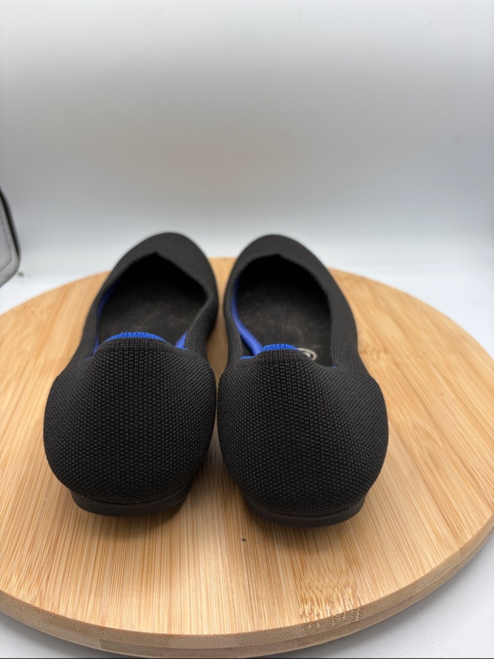 Rothy’s The Flat Round Toe Women's Size 9 Black Flats Comfort Slip On Shoes - Picture 7 of 13